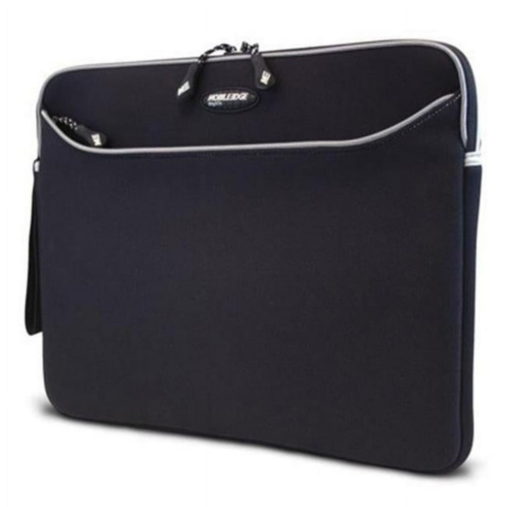 Mobile Edge Neoprene Laptop Sleeve Black Zip Foam Tech Pouch Protective Cover